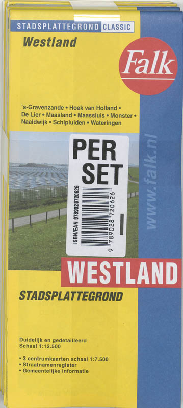Achterkant van Westland plattegrond set 5 ex