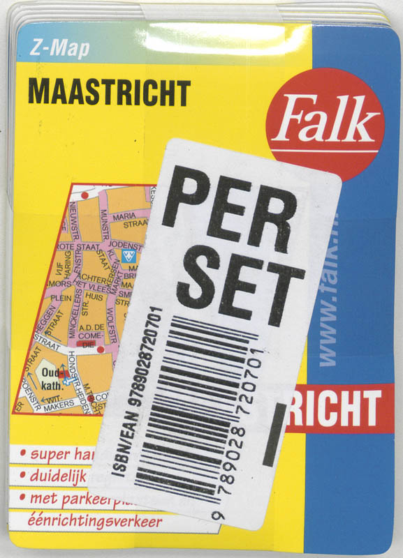 Achterkant van Maastricht Z-Map set 5 ex