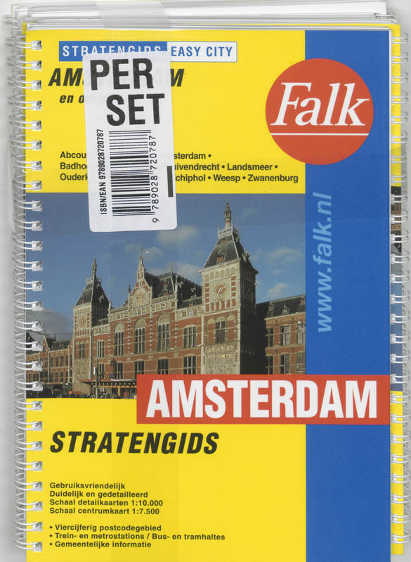 Achterkant van Amsterdam set 5 ex