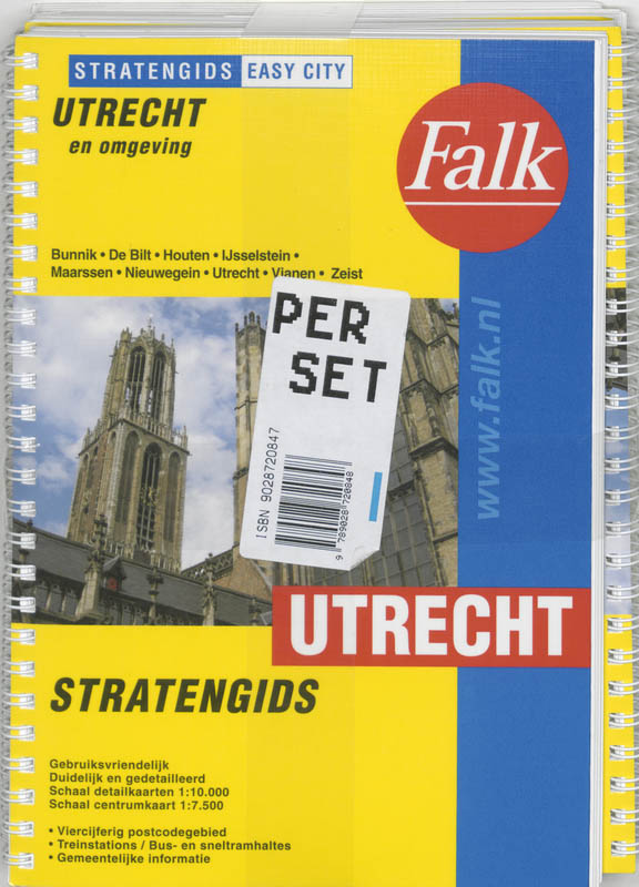Achterkant van Utrecht Easy City set 5 ex