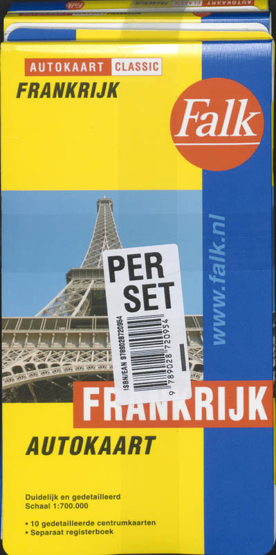 Achterkant van Frankrijk Easy Driver set 5 ex