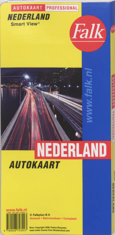 Achterkant van Autokaart Nederland Smart View