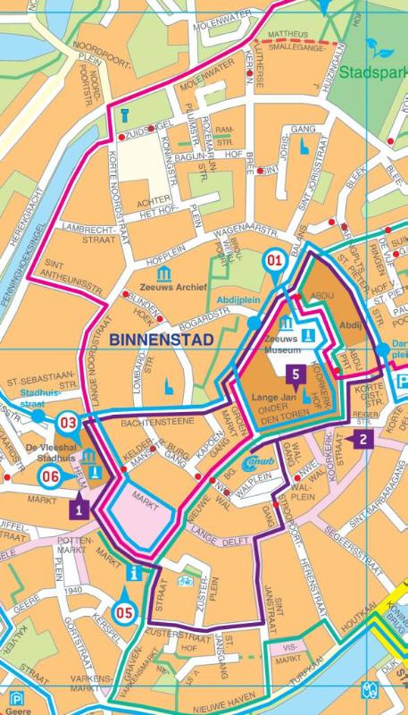 Achterkant van Middelburg Vlissingen