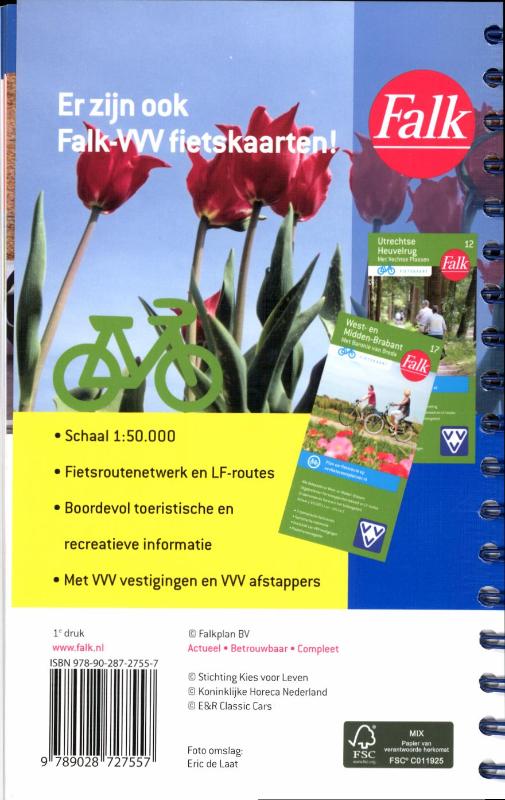 Achterkant van Oldtimer en motor wegenatlas