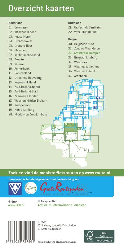Achterkant van Antwerpse Kempen