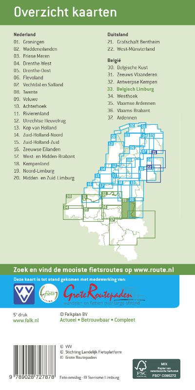 Achterkant van Belgisch Limburg