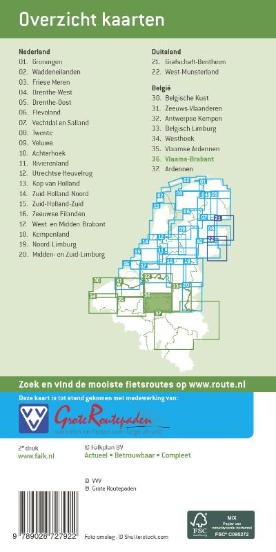 Achterkant van Vlaams-Brabant