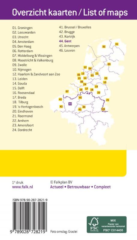 Achterkant van Gent
