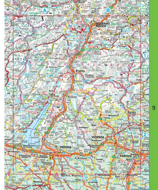 Achterkant van tab map