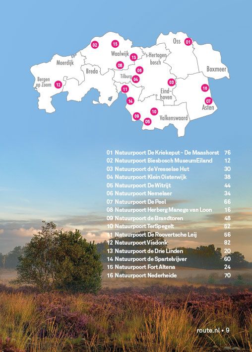 Achterkant van Groots genieten in Brabant