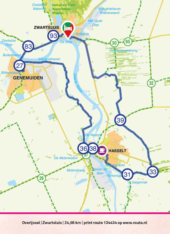 Achterkant van Groots Genieten in Overijssel