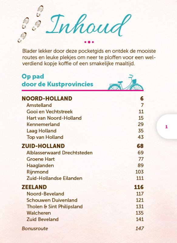 Achterkant van Groots Genieten in de Kustprovincies