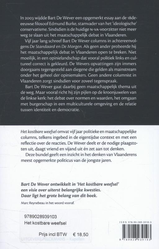Achterkant van Het kostbare weefsel