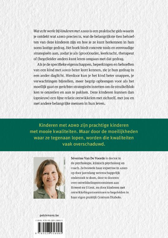 Achterkant van Wat echt werkt bij kinderen met ADHD?