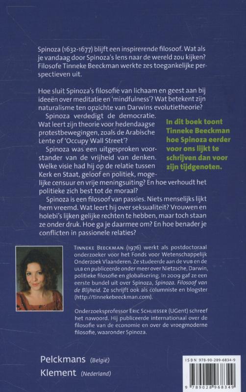 Achterkant van Door Spinoza's lens