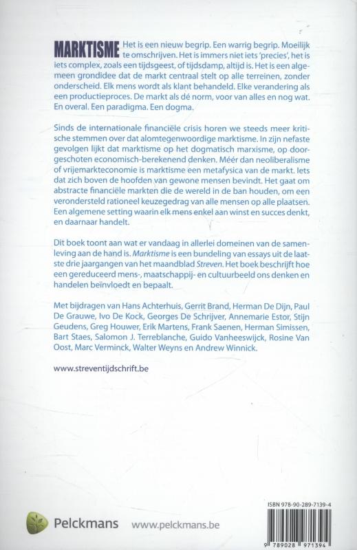 Achterkant van Marktisme