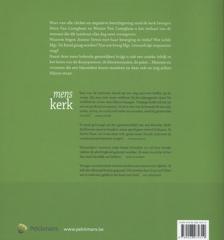 Achterkant van De mens achter de kerk