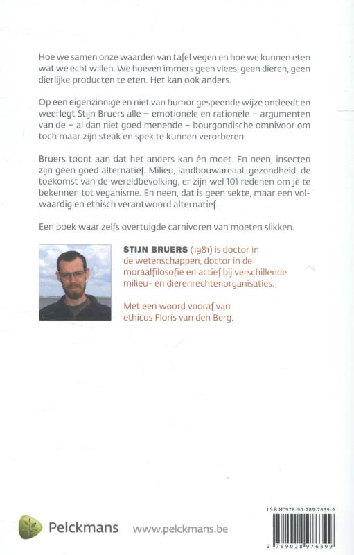 Achterkant van Weet wie je eet