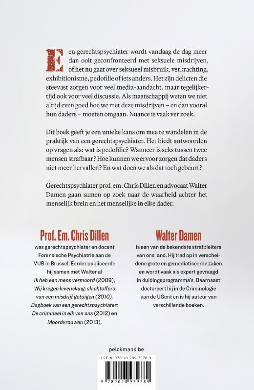Achterkant van Dagboek van een gerechtspsychiater