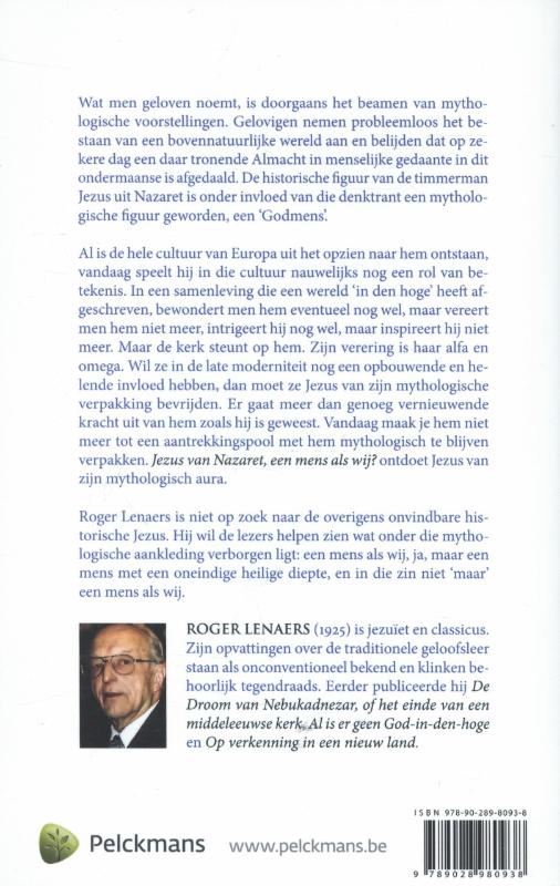 Achterkant van Jezus van Nazaret