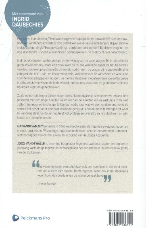 Achterkant van X-factor
