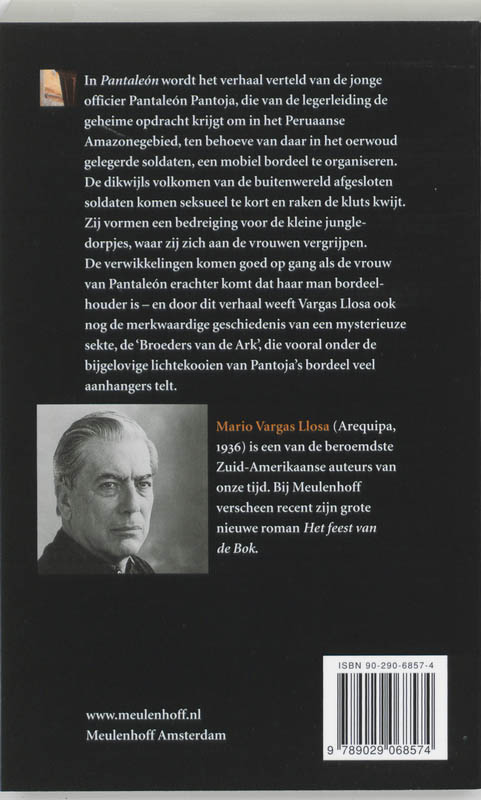 Achterkant van Pantaleon
