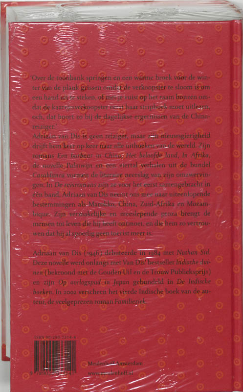 Achterkant van De reisromans