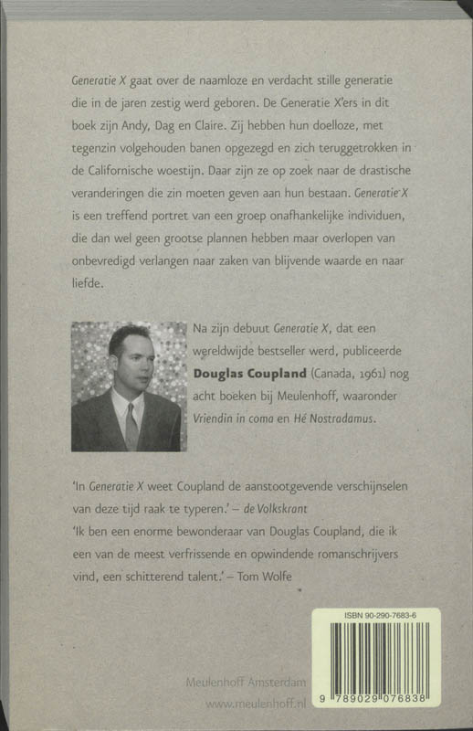 Achterkant van Generatie X