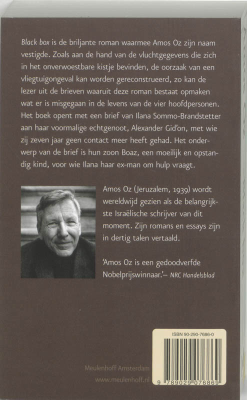 Achterkant van Black Box