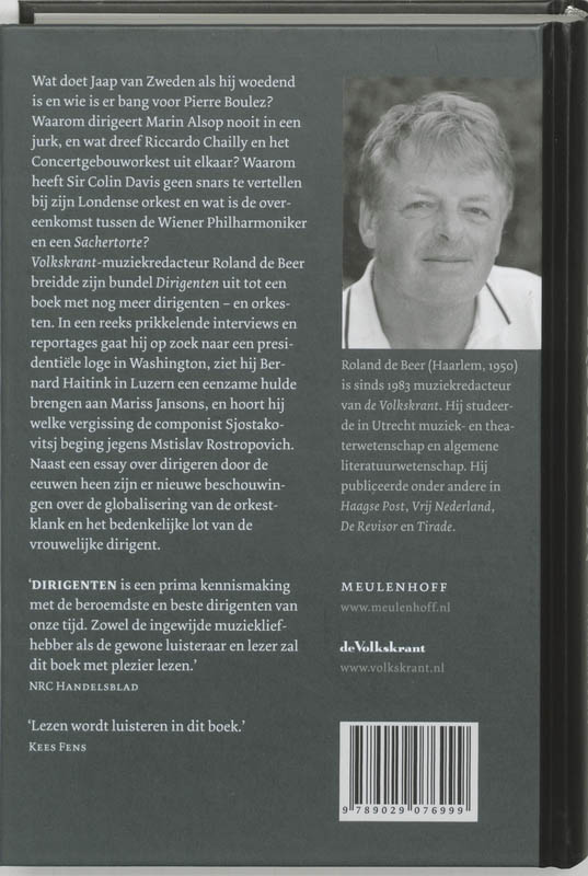 Achterkant van Dirigenten