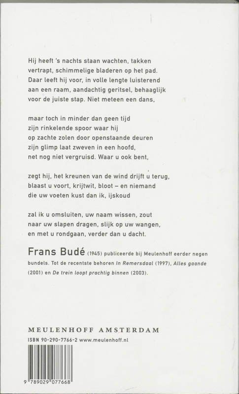 Achterkant van Blauwe rijst