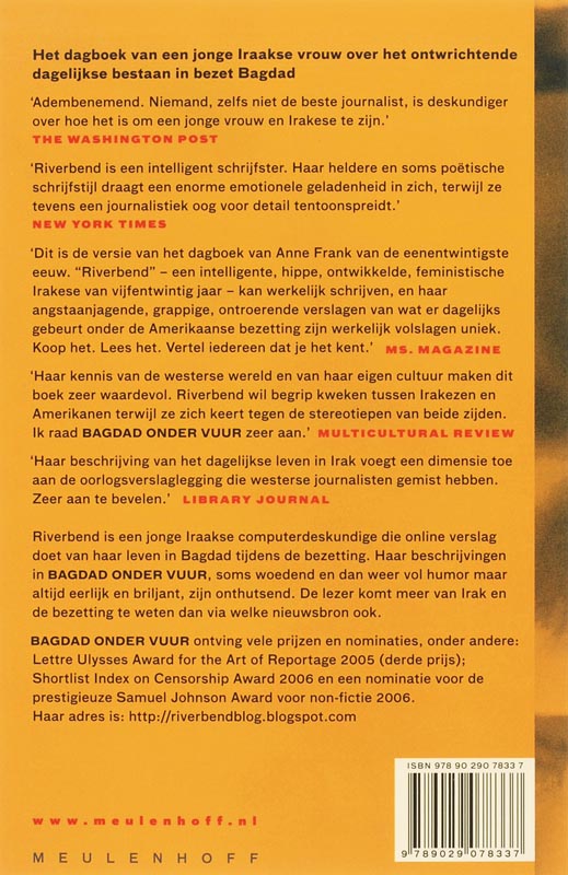 Achterkant van Bagdad onder vuur