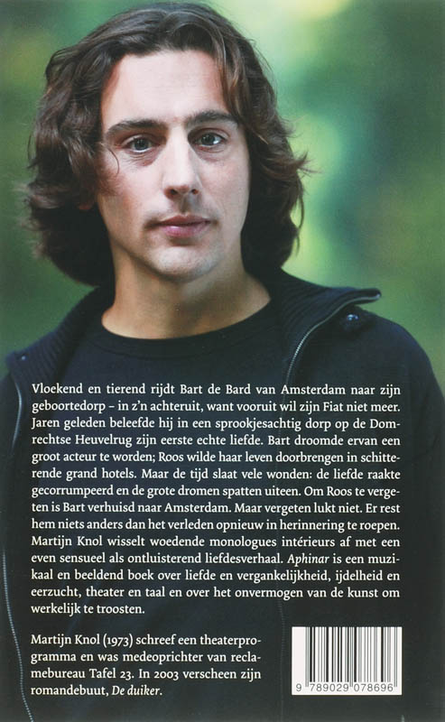 Achterkant van Aphinar, een romantische tragedie