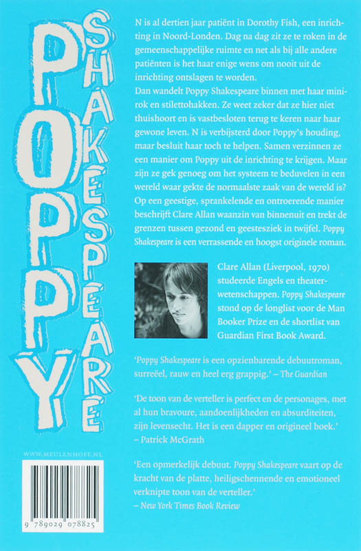 Achterkant van Poppy Shakespeare