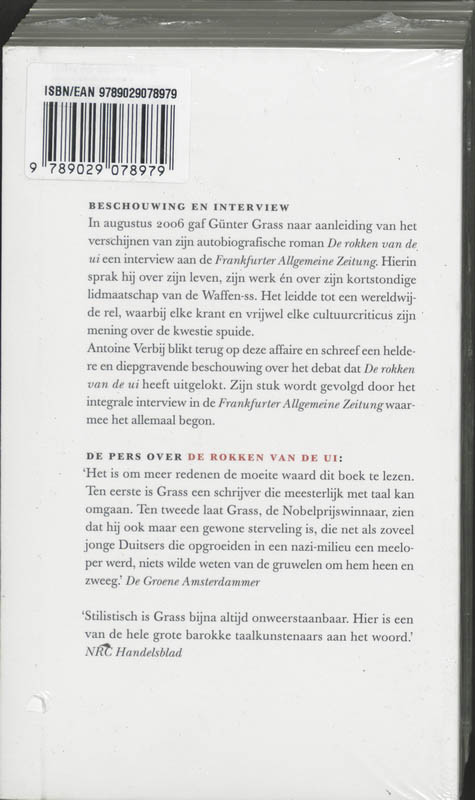 Achterkant van Bij de rokken van de ui pakket 10 ex