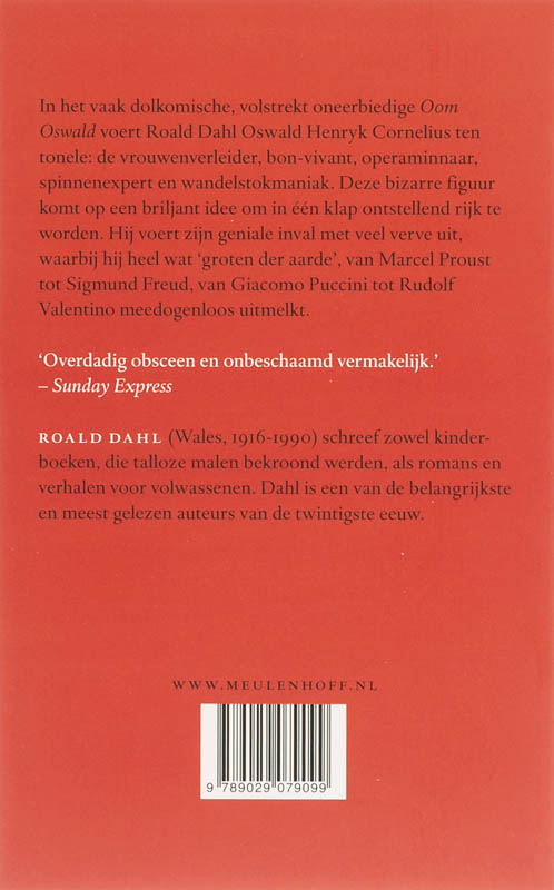 Achterkant van Oom Oswald