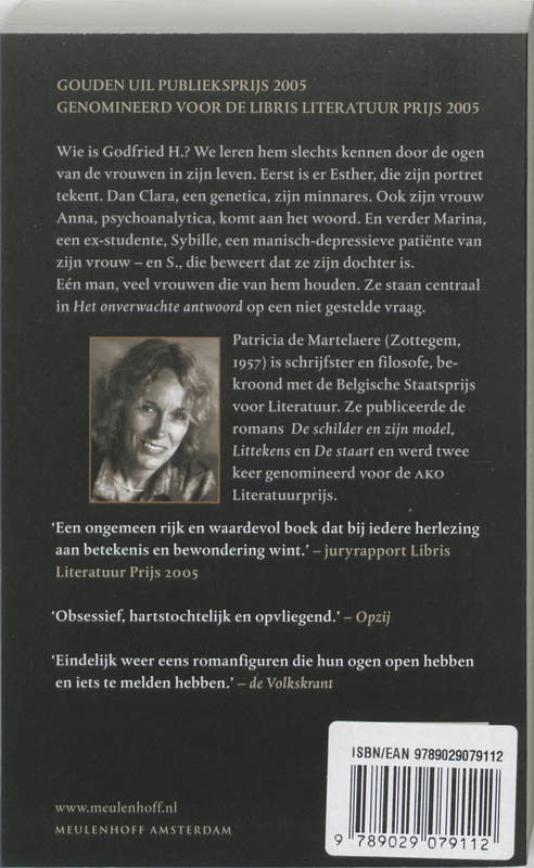 Achterkant van Het onverwachte antwoord