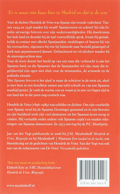 Achterkant van Spaanse brieven 1924-1936