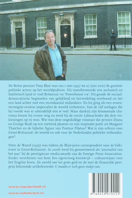 Achterkant van Tony Blair