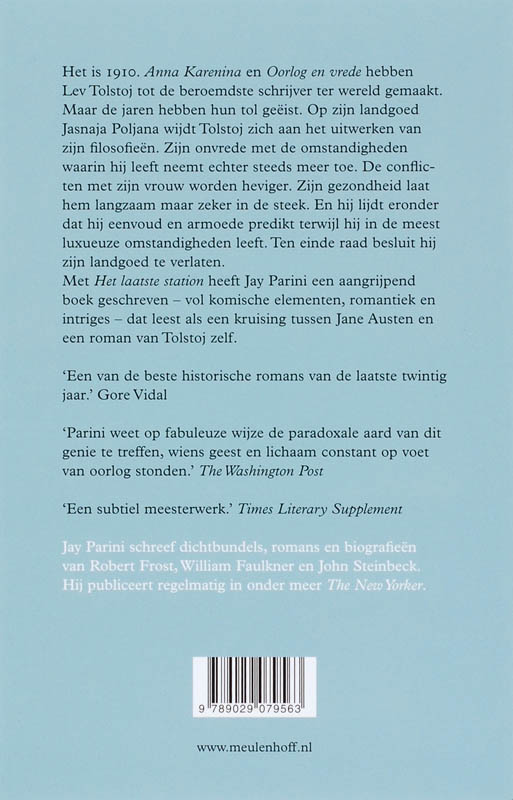 Achterkant van Het laatste station