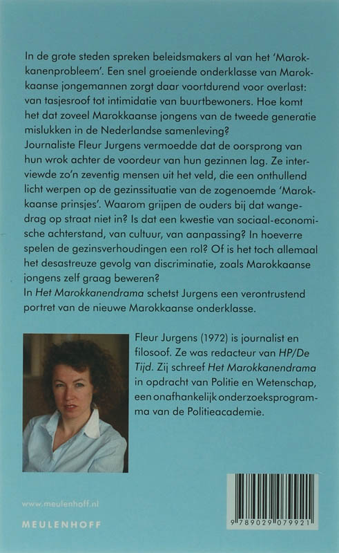 Achterkant van Het Marokkanendrama