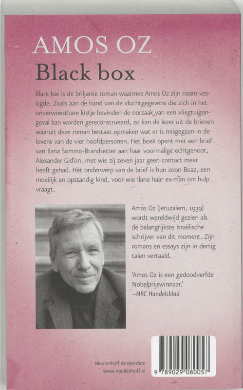 Achterkant van Black Box