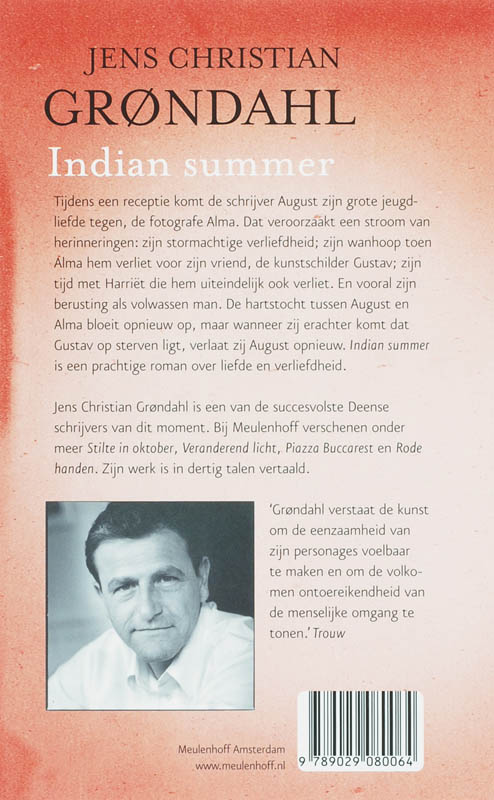 Achterkant van Indian summer