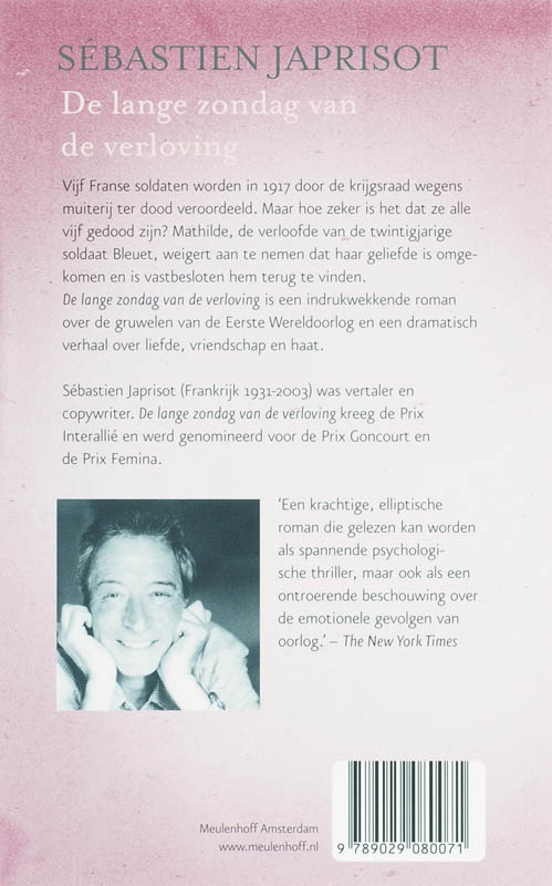 Achterkant van De lange zondag van de verloving