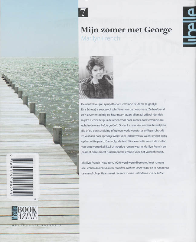 Achterkant van Mijn zomer met George