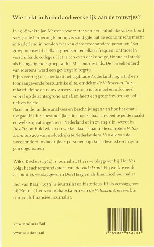Achterkant van editie 2007