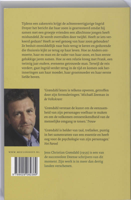 Achterkant van De tijd die nodig is