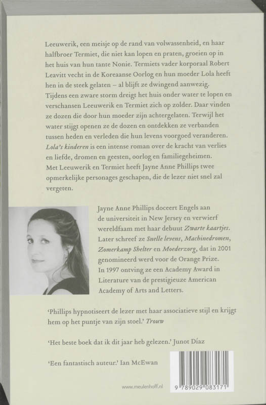 Achterkant van Lola's kinderen