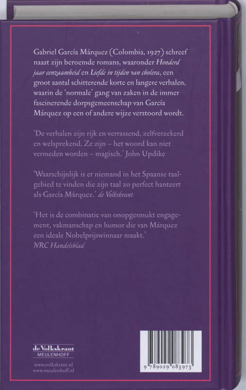 Achterkant van Alle verhalen