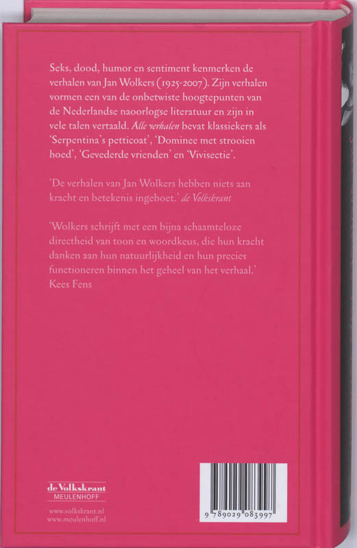 Achterkant van Alle verhalen